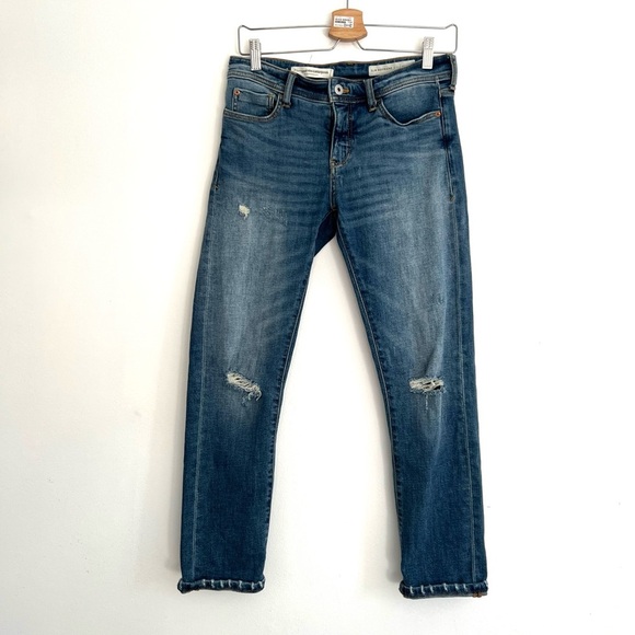Pilcro and the Letterpress Denim - Pilcro and the Letterpress by Anthropologie slim boyfriend jeans size 25P